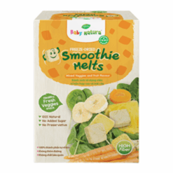 Bánh sinh tố dạng viên vị Rau củ và Trái cây Mega We Care (Gói 20g)