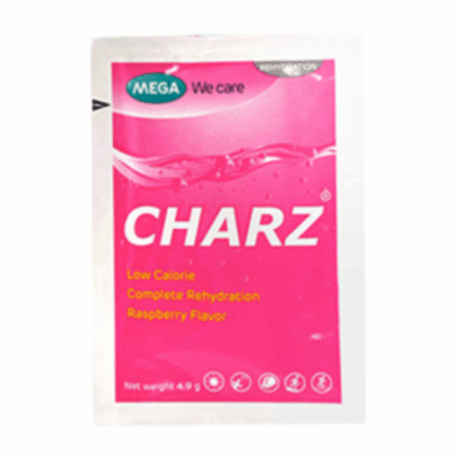Bột sủi thanh nhiệt giải độc gan CHARZ Raspberry MEGA We care (Hộp 10 gói)