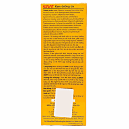 Kem dưỡng da ENAT Natural Vitamin E Cream (Hũ 100g)