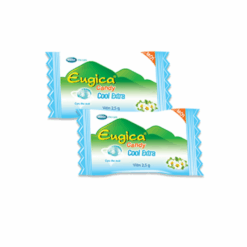 Kẹo ngậm thảo dược Eugica Mega Lifesciences (Hộp 100 viên / Gói 15 viên)
