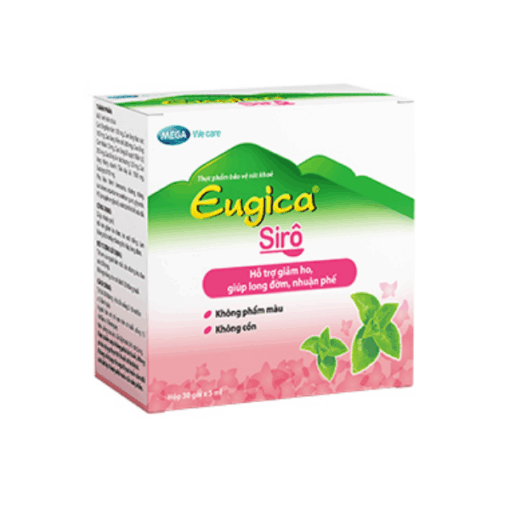Siro ho thảo dược Eugica Mega Lifesciences (Hộp 30 gói x 5ml)