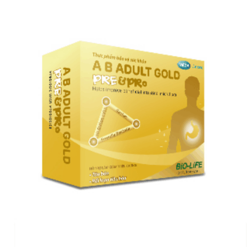 Men vi sinh hỗ trợ tiêu hóa A.B. Adult Gold Pre & Pro (Hộp 30 gói)