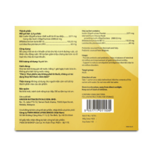 Men vi sinh hỗ trợ tiêu hóa A.B. Adult Gold Pre & Pro (Hộp 30 gói)