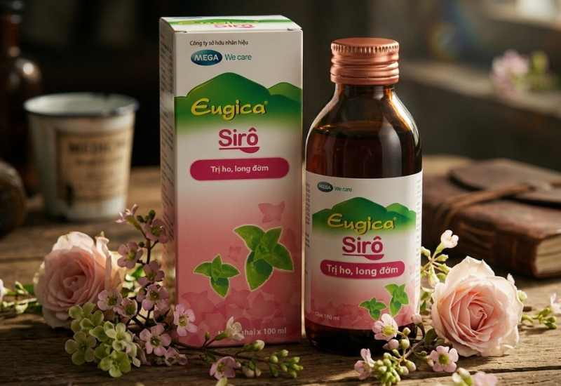 Siro ho thảo dược Eugica Mega Lifesciences (Chai 100ml)