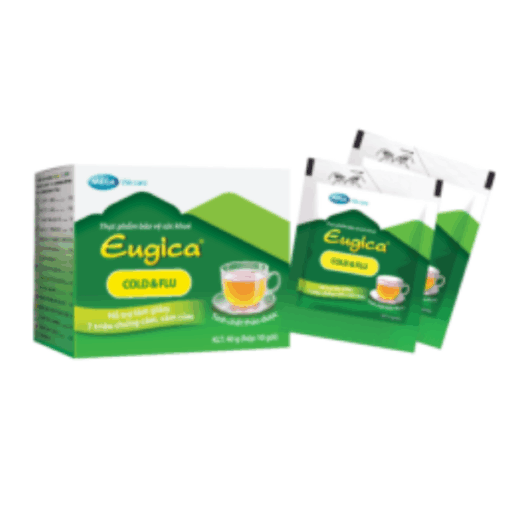 Trà thảo dược Eugica Cold & Flu Herbal Infusion (Hộp 10 gói)