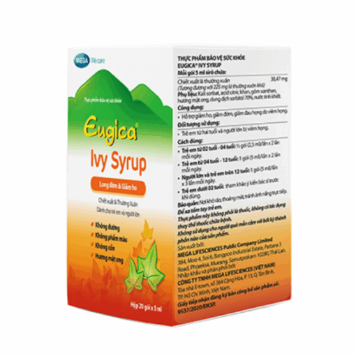 Thực phẩm bảo vệ sức khỏe Eugica Ivy Syrup (Chai 100ml)