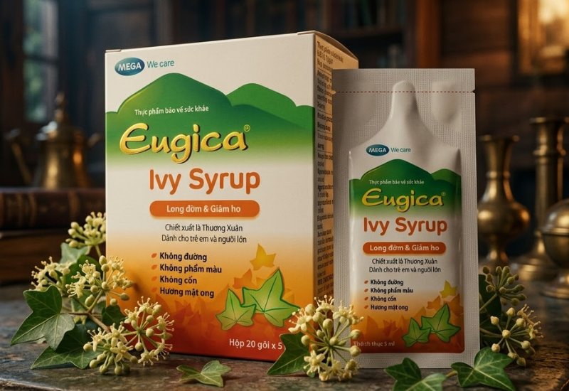 Thực phẩm bảo vệ sức khỏe Eugica Ivy Syrup (Chai 100ml)