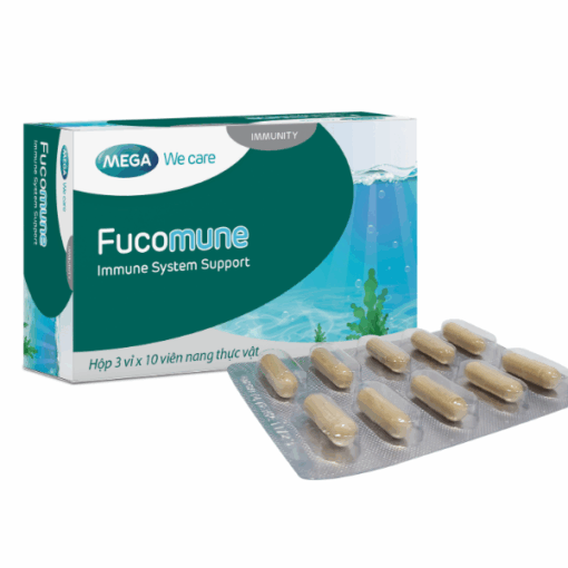 Thực phẩm bảo vệ sức khỏe Fucomune Mega We Care (Hộp 30 viên)