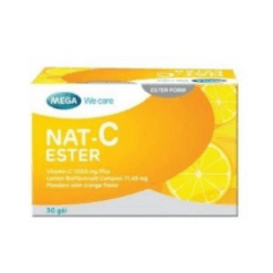 Thực phẩm bảo vệ sức khỏe Nat C Ester Mega We Care (Hộp 30 gói)