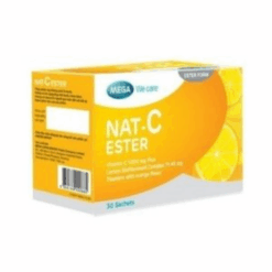 Thực phẩm bảo vệ sức khỏe Nat C Ester Mega We Care (Hộp 30 gói)