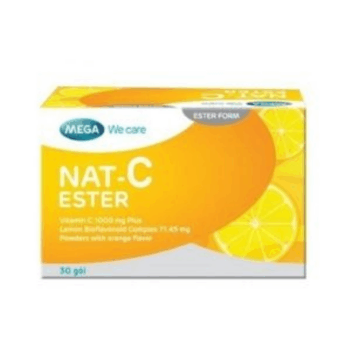 Thực phẩm bảo vệ sức khỏe Nat C Ester Mega We Care (Hộp 30 gói)