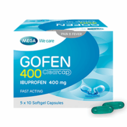 Thuốc Gofen 400 Clearcap Mega Lifesciences (Hộp 5 vỉ x 10 viên)