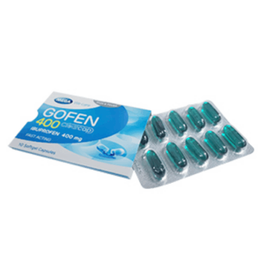 Thuốc Gofen 400 Clearcap Mega Lifesciences (Hộp 5 vỉ x 10 viên)