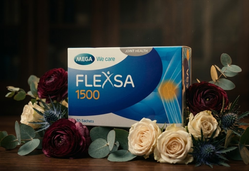 Thuốc Flexsa 1500 Mega Lifesciences (Hộp 30 gói)