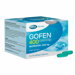 Thuốc Gofen 400 Clearcap Mega Lifesciences (Hộp 5 vỉ x 10 viên)