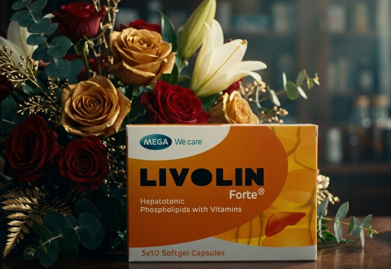 Viên nang mềm Livolin Forte Mega We Care (Hộp 30 viên)