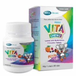 Viên nhai bổ sung đa Vitamin KIDDZ Vita Chewz MEGA We care (Hộp 20 gói)