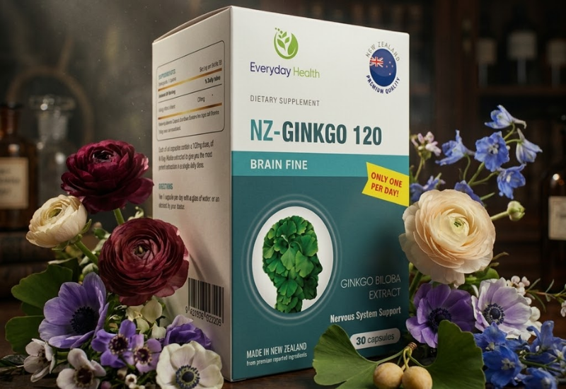 Viên uống bổ não NZ-Ginkgo120 (Lọ 30 viên)