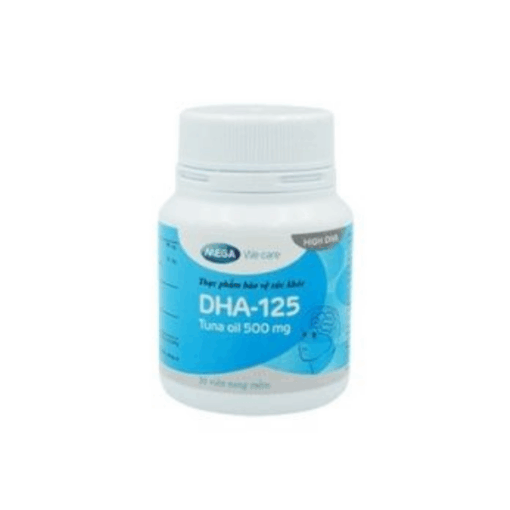 Viên uống bổ não và thị giác DHA-125 Mega Lifesciences (Chai 30 viên)