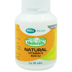 Natural Vitamin E ENAT 400 MEGA We care (Hộp 30 viên)