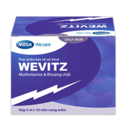 Viên uống bổ sung đa Vitamin và Khoáng chất WEVITZ MEGA We care (Hộp 30 viên)