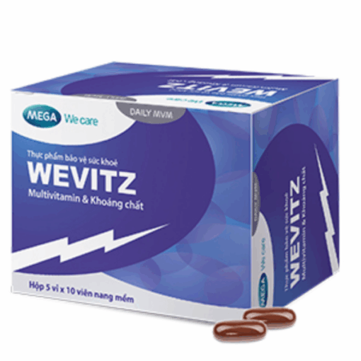 Viên uống bổ sung đa Vitamin và Khoáng chất WEVITZ MEGA We care (Hộp 30 viên)