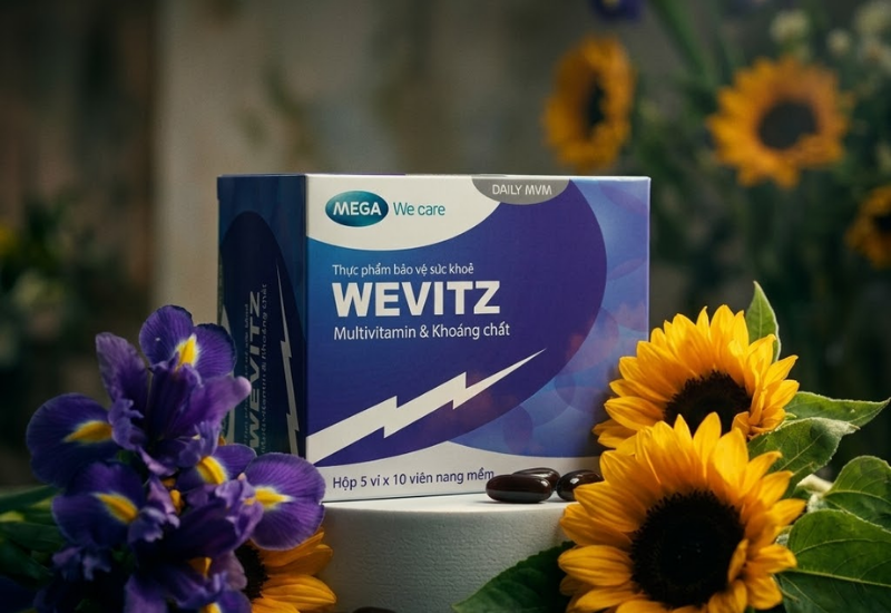 Viên uống bổ sung đa Vitamin và Khoáng chất WEVITZ MEGA We care (Hộp 30 viên)