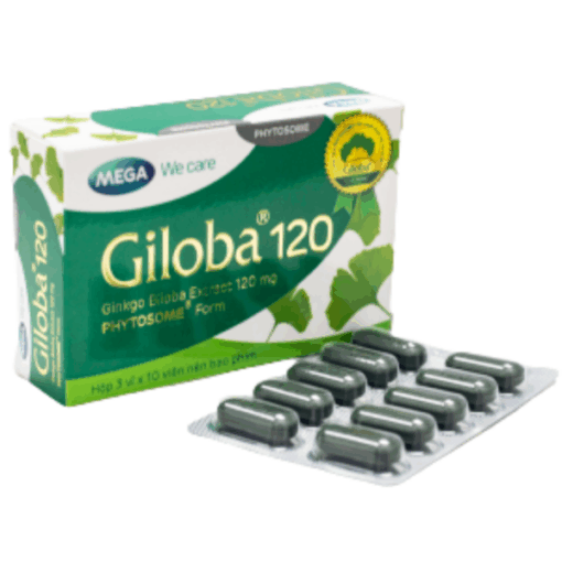Viên uống Giloba 120 Mega We Care (Hộp 30 viên)