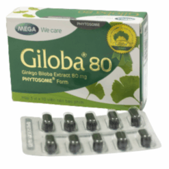 Viên uống Giloba 80 Mega We Care (Hộp 30 viên)