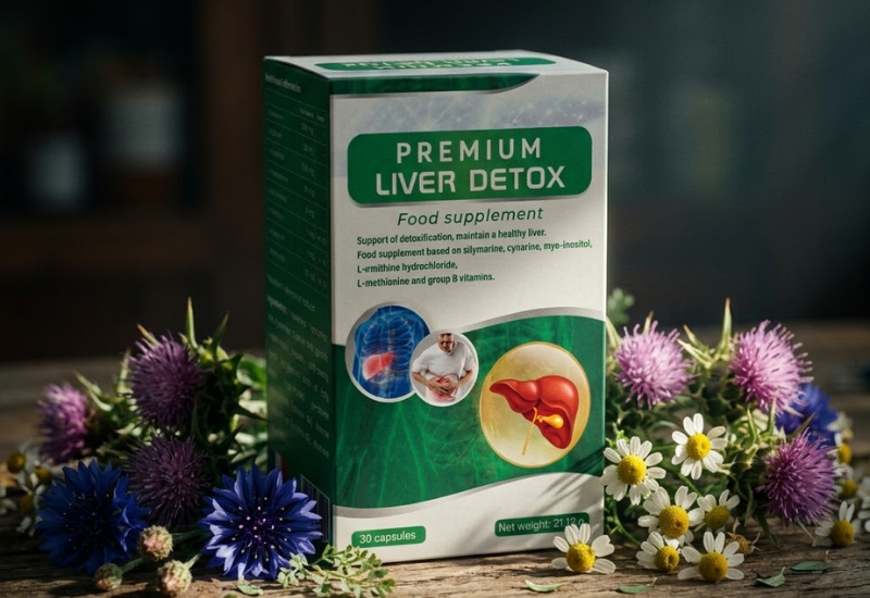 Viên uống hỗ trợ giải độc và phục hồi chức năng gan Premium Liver Detox (Hộp 30 viên)
