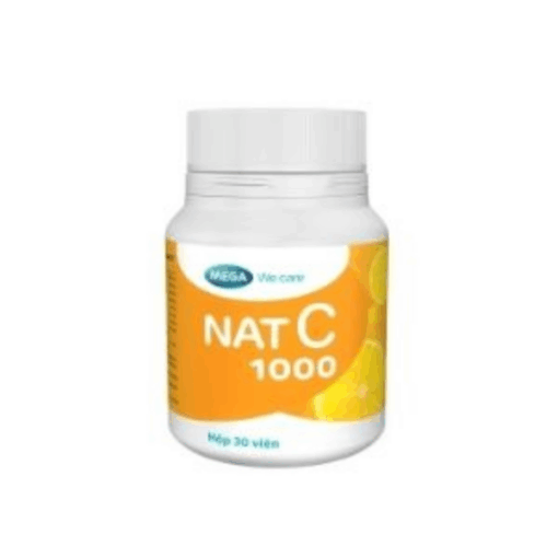 Vitamin C NAT C 1000mg MEGA We care (Lọ 30 viên)