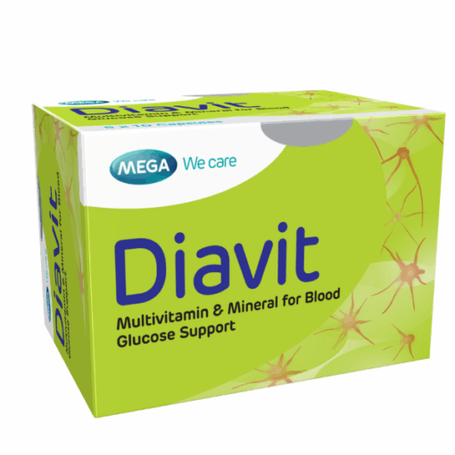 Viên uống bổ sung Vitamin và Khoáng chất DIAVIT MEGA We care (Hộp 30 viên)