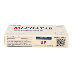 Thuốc kháng viêm Alphatab (Hộp 100 viên)