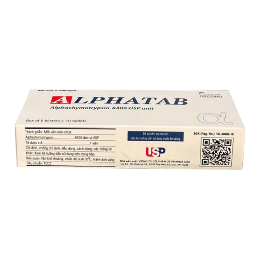 Thuốc kháng viêm Alphatab (Hộp 100 viên)