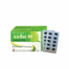 Thuốc trị đầy hơi trướng bụng Airflat 80 Mebiphar (Hộp 5 vỉ x 10 viên)