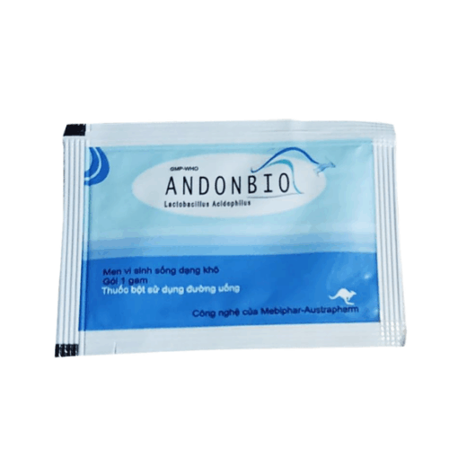Thuốc bột hỗ trợ cân bằng hệ vi sinh đường ruột Andonbio (Hộp 25 gói/50 gói)