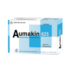 Viên nén kháng sinh điều trị nhiễm khuẩn Aumakin 625 (Hộp 14 viên)