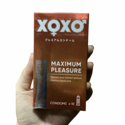 Bao cao su gân gai XOXO Maximum Pleasure (Hộp 10 cái)
