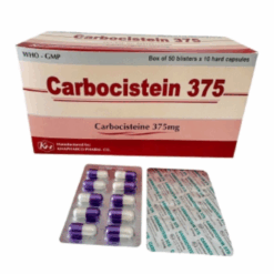Viên uống tiêu nhầy đường hô hấp Carbocistein 375 caps Dược phẩm Cửu Long (100 viên)