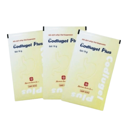 Hỗn dịch uống điều trị viêm loét dạ dày Codlugel Plus (Hộp 20 gói)