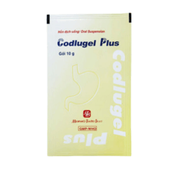 Hỗn dịch uống điều trị viêm loét dạ dày Codlugel Plus (Hộp 20 gói)