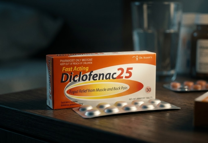 Viên uống giảm đau kháng khớp Diclofenac 25mg (30 viên)