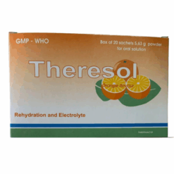 Hỗ trợ bù nước và điện giải Theresol (Hộp 20 gói)