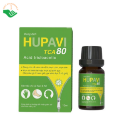 Dung dịch chấm mụn sùi Hupavir TCA 80 MONAPHARM (Lọ 10ml)