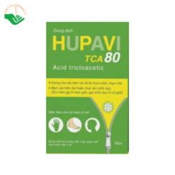 Dung dịch chấm mụn sùi Hupavir TCA 80 MONAPHARM (Lọ 10ml)