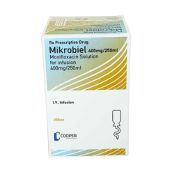 Dung dịch tiêm truyền tĩnh mạch Mikrobiel 400mg/250ml Cooper Pharma (Chai 250ml)