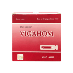 Dung dịch uống bổ sung sắt Vigahom (Hộp 20 ống)