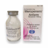 Thuốc kháng sinh Meropenem/Anfarm Vipharco (Hộp 1 lọ bột pha tiêm)