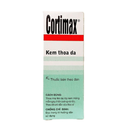 Kem bôi da điều trị nấm và viêm da Cortimax (Hộp 1 lọ 8g)