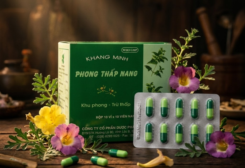 Khang Minh phong thấp nang hỗ trợ giảm đau nhức xương khớp